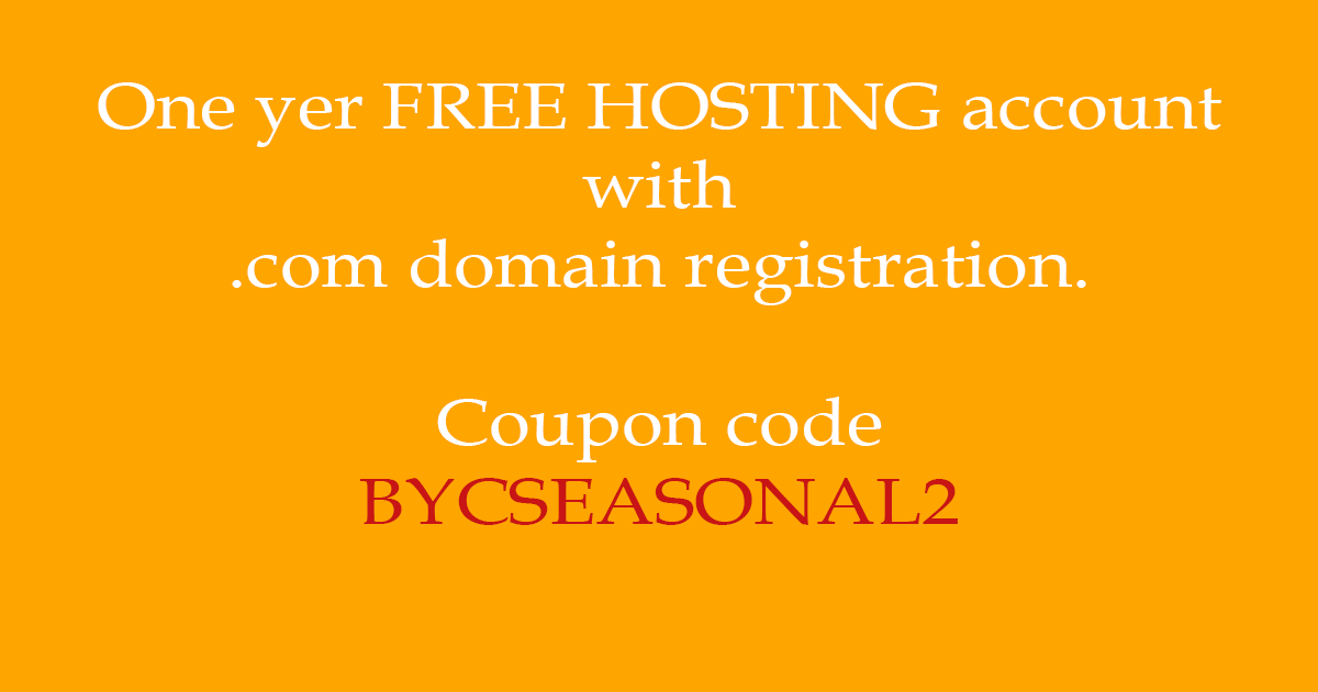 Claim your free c panel hosting account